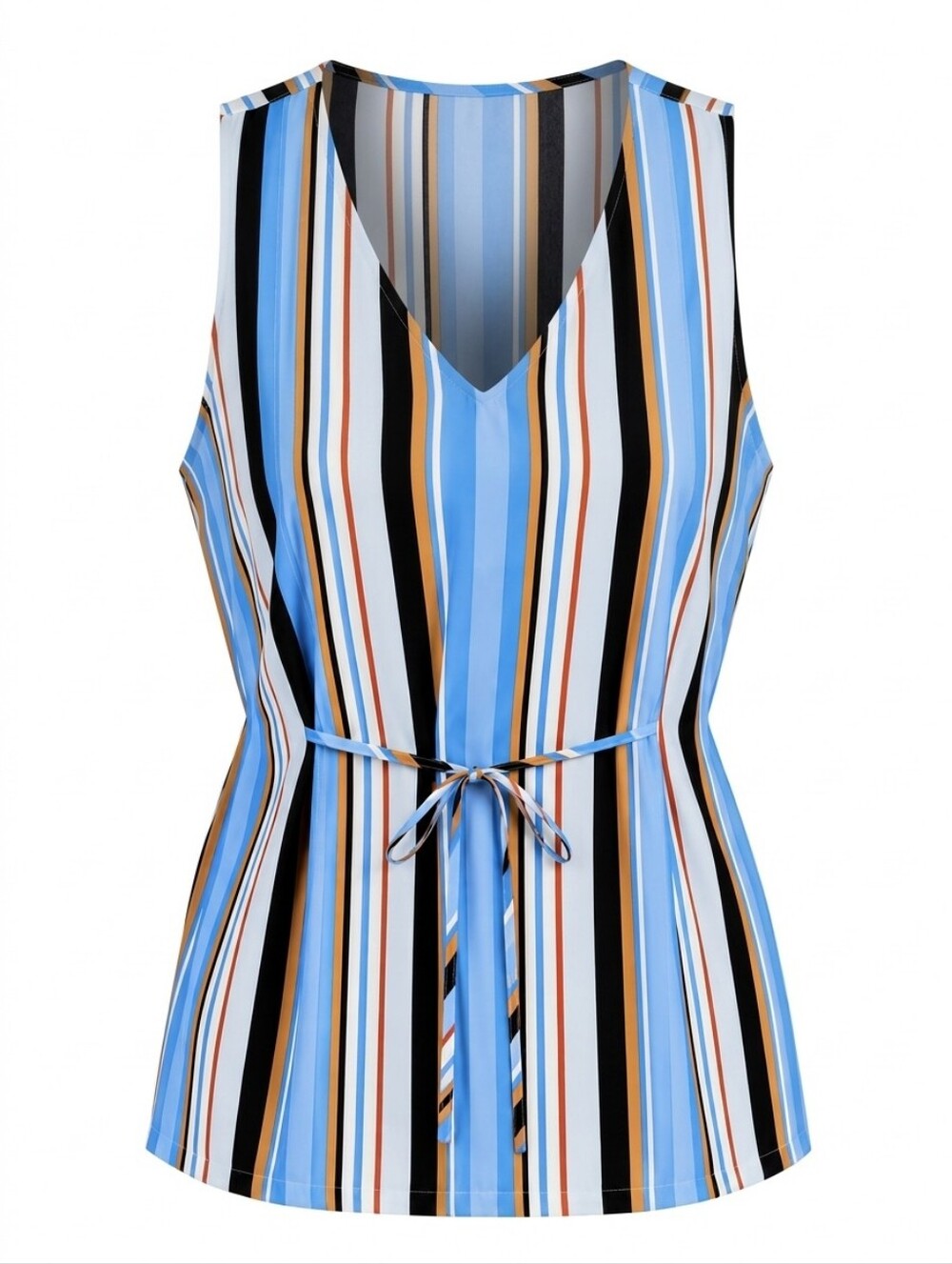 In Every Story | Striped Tank Top With Tie detail